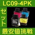 �݊��C���N brother LC09-4PK(BK/C/M/Y) ���g �� (LC09BK�ELC09C�ELC09M�ELC09Y)