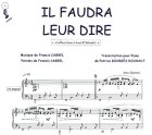 Partition : Il faudra leur dire - Piano et paroles