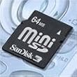 SanDisk SDSDM-64-801 64MB mini SD�J�[�h