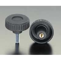 【クリックで詳細表示】M8x25mm 雄ねじ ディンプルノブ EA948AV-10