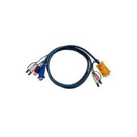 ATEN KVM�P�[�u�� �I�[�f�B�I�Ή� USB-SPHD 1.8m 2L-5302U