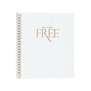 【クリックで詳細表示】ア-124NW フリーアルバムPP表紙四ツ切フリー台紙8枚 白