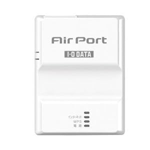 【クリックで詳細表示】I-O DATA nテクノロジー対応 150Mbps(規格値) ポケットルーター ホワイト WN-G150TRW