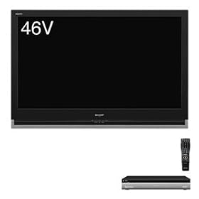SHARP AQUOS 46V�^ �n��EBS�E110�xCS�f�W�^���t���n�C�r�W�����t���e���r LC-46XJ1-B
