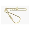�g�����{�[�� �|���b�V���h�u���X �L�[�z���_�[ Trombone Polished Brass Keychain