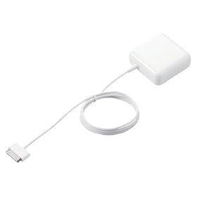 ELECOM iPad/iPhone4/4S/3GS/3G/iPod �Ή� AC�[�d�� DOCK�P�[�u�� �z���C�g AVA-PA10ACDWH