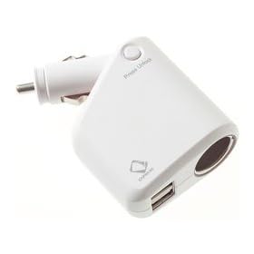 CAPDASE Apple iPhone 4, 4S, 3G, 3GS, iPod, iPod touch, Android �� �e��X�}�[�g�t�H�� �Ή� Power Drive 2.1 Car Charger Multi-Port �p���[�h���C�u 2.1 �f���A�� USB �`���[�W���[ �� �V�K�[�\�P�b�g CA00-P102