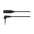 audio-technica �X�}�[�g�t�H���p�w�b�h�z�������R�[�h 0.5m �u���b�N AT345iS/0.5 BK