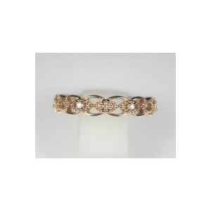 【クリックで詳細表示】K18PGダイヤリング 0.02CT DR5312ad 9号