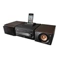 JVC iPod Dock���ڃR���p�N�g�R���|�[�l���g�V�X�e�� (�u���b�N)�r�N�^�[ Victor WOOD CONE EX-S1 EX-S1-B