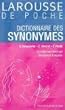 Larousse De Poche Dictionnaire Des Synonymes