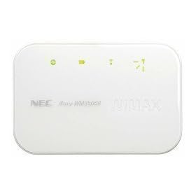 ���{�d�C ���o�C��WiMAX���[�^ AtermWM3500R �V���L�[�z���C�g PA-WM3500R(AT)W