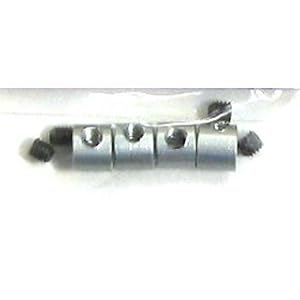 【クリックで詳細表示】2mm アルミリンケージストッパー シルバー SGE-17S