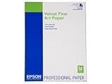  Epson Fine Art Velvet - Papier velours d'art - A2 (420 x 594 mm) - 25 feuille(s)