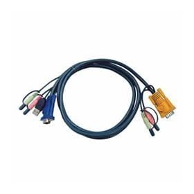 �n�C�p�[�c�[���Y ATEN  USB�Ή�KVM�P�[�u�� 1.8M (SPHD15��DSUB15�EUSB�EAUDIO) 2L-5302U