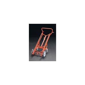 【クリックでお店のこの商品のページへ】ESCO 450kg ドラムトラック[自在車付] EA520WB-3