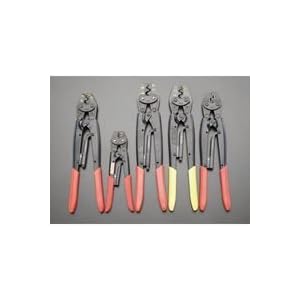 【クリックで詳細表示】[EA538E-2] 2-14mm2裸端子・スリーブ圧着ペンチ