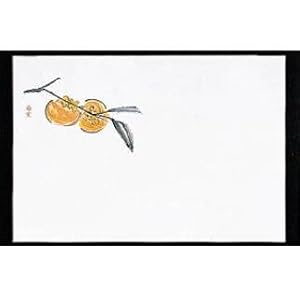 【クリックで詳細表示】四季紙・富久寿[100枚入] 柿 M30-309