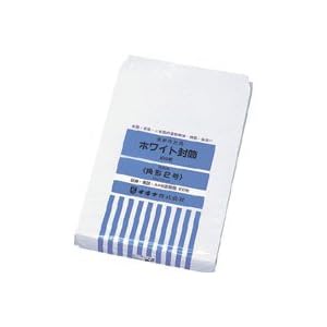 【クリックで詳細表示】オキナ ホワイト封筒 角2 240x332mm 100枚入 WP2270