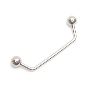 【クリックで詳細表示】サーフェイスバーベル 14GA35mm ボール径5mm