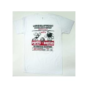 �|�p�C�@T�V���c/Popeye Vs Brutus Mens Lightweight T/ AQT-86M