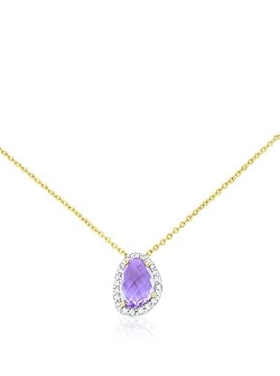 Indygo Set Kette und Anhänger