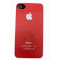 iPhone4/4S��p�P�[�X�@�n�[�h�^�C�v�P�[�X�@��񂲃}�[�N�����킢���f�U�C�� ���b�h�i�ԐF�j