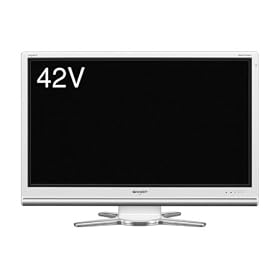 SHARP AQUOS 42V�^ �n��EBS�E110�xCS�f�W�^�� �t���n�C�r�W�����t���e���r LC-42DS3-W �z���C�g