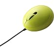 ELECOM EGG MOUSE MINI 3�{�^�� ���w�� �O���[�� M-EG2URGN
