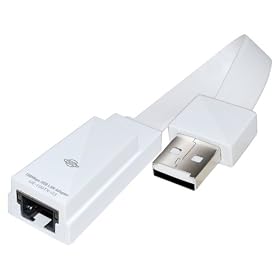 PLANEX Wii/MacBookAir�Ή� USB2.0 �L��LAN�A�_�v�^ UE-100TX-G3