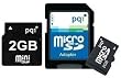PQI microSD�J�[�h 2GB miniSD�ESD�A�_�v�^�[�t�u���X�^�[