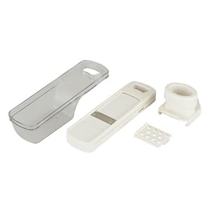 【クリックで詳細表示】Cookfile カセット式ミニ調理器セット 【スライサー ・ 千切り器 ・ おろし器】 DH-2294