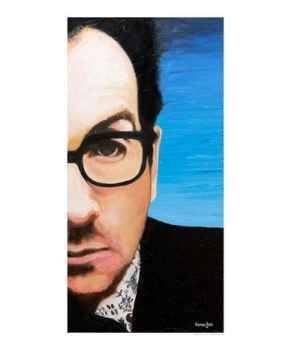  Elvis Costello Giclee Poster Print by Karen Yee, 20x24