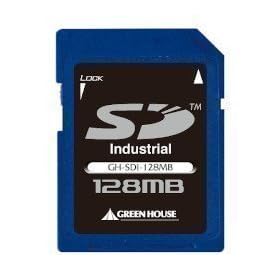 �O���[���n�E�X �C���_�X�g���A��SD�������[�J�[�h 128MB GH-SDI-128MB