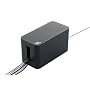 Blue Lounge �P�[�u���{�b�N�X�~�j(�u���b�N)[The CableBox Mini Black] BLD-CBMN-BK