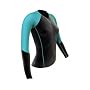 SKINS(�X�L���Y) SHE �����O�X���[�u�g�b�v BLACK/BLUE B11008005