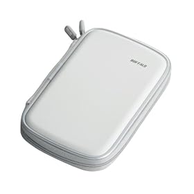 BUFFALO �L�������O�o�b�O HDD�P�[�X HD-PEU2��p �Z�~�n�[�h �z���C�g BSHC01WH