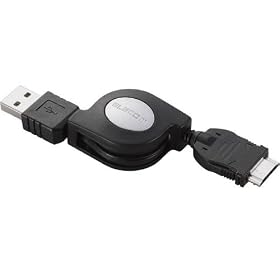 �G���R�� �g�ѓd�b�pUSB�f�[�^�]���P�[�u��/�R���p�N�g�^�C�v FOMA/SoftBank 3G�Ή� MPA-RTCFUSB/BK