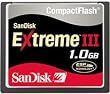 SanDisk ExtremeIII �R���p�N�g�t���b�V�� 1GB SDCFX3-1024-903