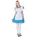 �f�B�Y�j�[ �A�_���g �A���X�R�X�`���[��Adult Alice Costume 802545