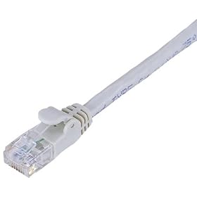ELECOM �v���e�N�^�t��Gigabit�C�[�T�l�b�gLAN�P�[�u��(�D)1m LD-GP/LG1