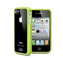 [iPhone 4S 対応]SGP アイフォン 4 / 4S ケース Linear クリスタル シリーズ 【 ライム 】液晶保護シートセット for Apple iPhone 4 / 4S