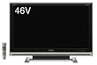 SHARP AQUOS 46V�^ �n��EBS�E110�xCS�f�W�^���t���n�C�r�W�����t���e���r LC-46RX1W