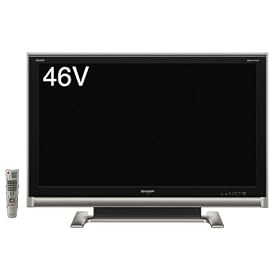 SHARP AQUOS 46V�^ �n��EBS�E110�xCS�f�W�^���t���n�C�r�W�����t���e���r LC-46RX1W