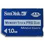 SanDisk Memory Stick PRO Duo 1GB SDMSPD-1024-J60