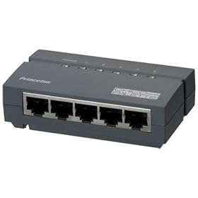 �v�����X�g���e�N�m���W�[ 10/100M�X�C�b�`���OHUB 5�|�[�g(�u���b�N) PNP-SW05EBK