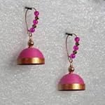 Pink fashion Jhumka