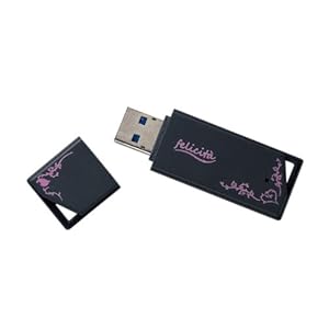 【クリックで詳細表示】BUFFALO USB3.0/2.0用 フェリチタ USBメモリー ブラック 4GB RUF3-KW4G-BK