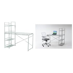 FBC �V�F���t�t�K���X���[�N�f�X�N �X�`�[��/�K���X�� (�V���o�[/�N���A) FBP-1260G