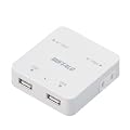 BUFFALO OA�^�b�v&USB�[�d 2�s��2���^�b�v&USB�[�d2�|�[�g �z���C�g BSTA22AUWH